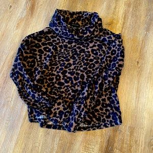 Sanctuary cowl neck leopard print top